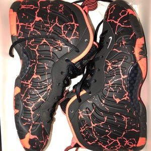 Lava Foamposite Ones